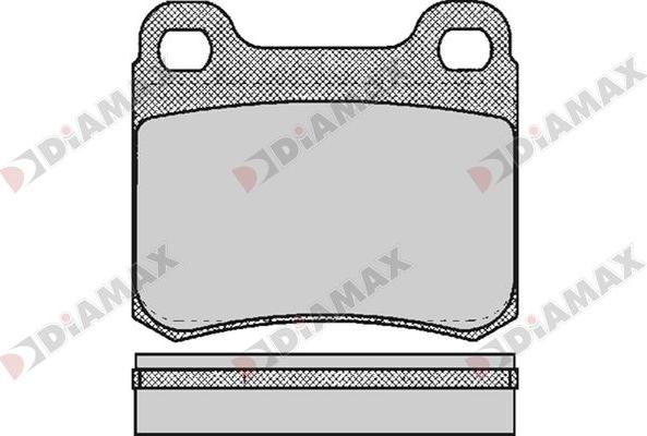 Diamax N09722 - Əyləc altlığı dəsti, əyləc diski www.furqanavto.az