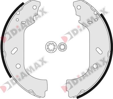 Diamax N01034 - Əyləc Başlığı Dəsti furqanavto.az