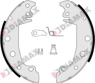 Diamax N01020 - Əyləc Başlığı Dəsti furqanavto.az