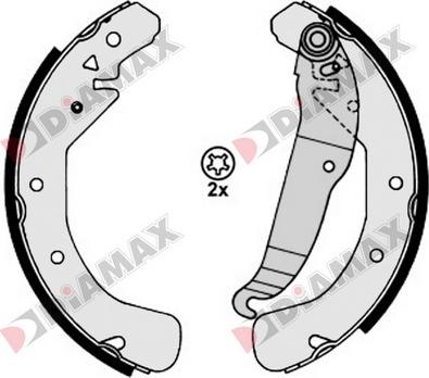 Diamax N01106 - Əyləc Başlığı Dəsti furqanavto.az