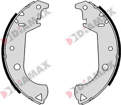 Diamax N01103 - Əyləc Başlığı Dəsti furqanavto.az