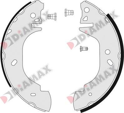 Diamax N01115 - Əyləc Başlığı Dəsti furqanavto.az