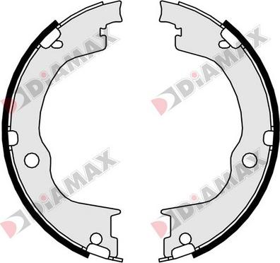 Diamax N01369 - Əyləc başlığı dəsti, dayanacaq əyləci furqanavto.az