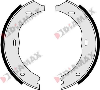 Diamax N01368 - Əyləc başlığı dəsti, dayanacaq əyləci furqanavto.az