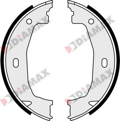 Diamax N01310 - Əyləc başlığı dəsti, dayanacaq əyləci furqanavto.az