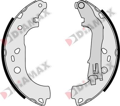 Diamax N01330 - Əyləc Başlığı Dəsti furqanavto.az