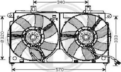 Diederichs 4210101 - Fen, radiator furqanavto.az