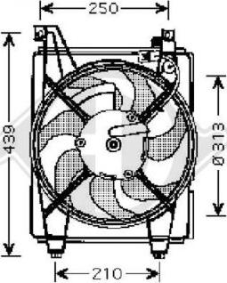 Diederichs 6843001 - Fan, kondisioner, kondisioner furqanavto.az