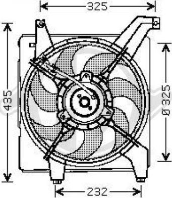 Diederichs 6843101 - Fen, radiator furqanavto.az