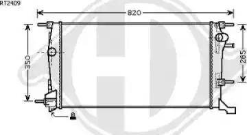 Diederichs 8446502 - Radiator, mühərrikin soyudulması furqanavto.az