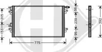 Diederichs 8447301 - Kondenser, kondisioner furqanavto.az