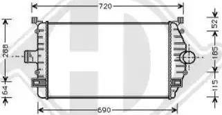 Diederichs 8447204 - Intercooler, şarj cihazı furqanavto.az