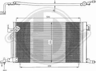 Diederichs 8407000 - Kondenser, kondisioner furqanavto.az