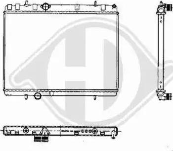 Diederichs 8424304 - Radiator, mühərrikin soyudulması furqanavto.az