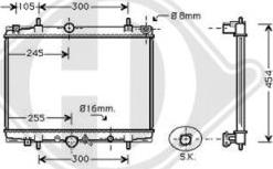 Diederichs 8424205 - Radiator, mühərrikin soyudulması furqanavto.az