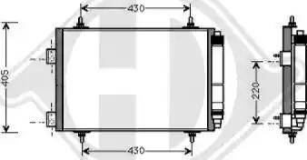 Diederichs 8423401 - Kondenser, kondisioner furqanavto.az