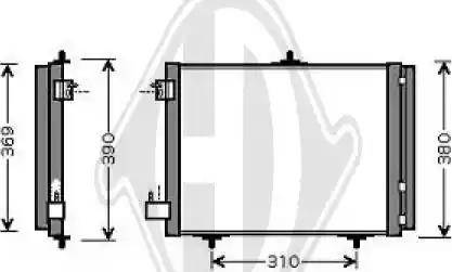 Diederichs 8422600 - Kondenser, kondisioner furqanavto.az