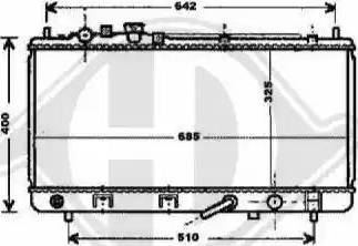 Diederichs 8561707 - Radiator, mühərrikin soyudulması furqanavto.az