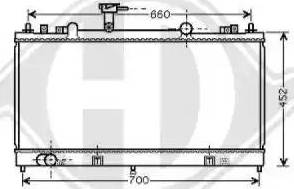 Diederichs 8562504 - Radiator, mühərrikin soyudulması furqanavto.az