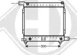 Diederichs 8500319 - Radiator, mühərrikin soyudulması furqanavto.az