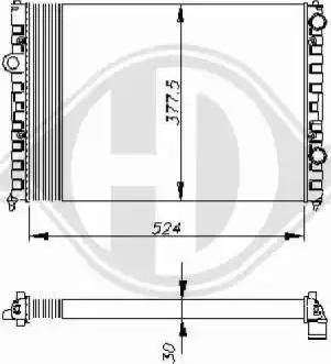 Diederichs 8502455 - Radiator, mühərrikin soyudulması furqanavto.az