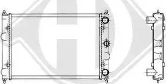 Diederichs 8502109 - Radiator, mühərrikin soyudulması furqanavto.az