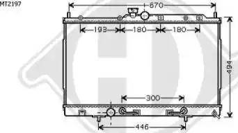 Diederichs 8584602 - Radiator, mühərrikin soyudulması furqanavto.az