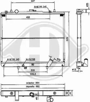 Diederichs 8588007 - Radiator, mühərrikin soyudulması furqanavto.az