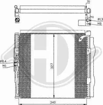 Diederichs 8520500 - Kondenser, kondisioner furqanavto.az