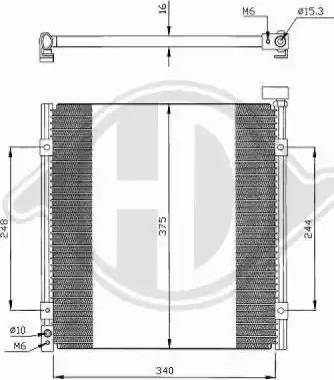 Diederichs 8520600 - Kondenser, kondisioner furqanavto.az