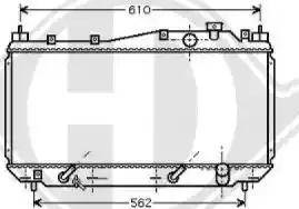 Diederichs 8520803 - Radiator, mühərrikin soyudulması furqanavto.az