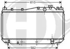 Diederichs 8520802 - Radiator, mühərrikin soyudulması furqanavto.az