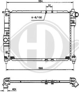 Diederichs 8691060 - Radiator, mühərrikin soyudulması furqanavto.az