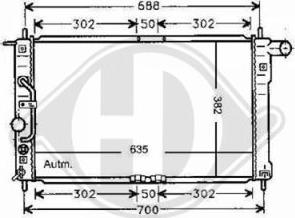 Diederichs 8692006 - Radiator, mühərrikin soyudulması furqanavto.az