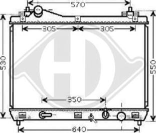 Diederichs 8643305 - Radiator, mühərrikin soyudulması furqanavto.az