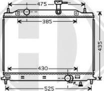 Diederichs 8654114 - Radiator, mühərrikin soyudulması furqanavto.az