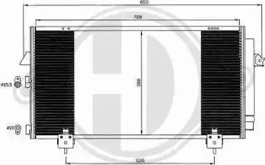 Diederichs 8668600 - Kondenser, kondisioner furqanavto.az