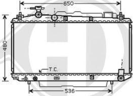 Diederichs 8668603 - Radiator, mühərrikin soyudulması furqanavto.az