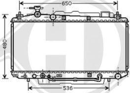 Diederichs 8668602 - Radiator, mühərrikin soyudulması furqanavto.az