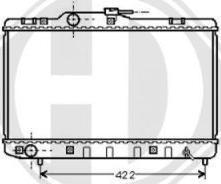 Diederichs 8663300 - Radiator, mühərrikin soyudulması furqanavto.az