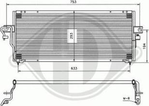 Diederichs 8601505 - Kondenser, kondisioner furqanavto.az