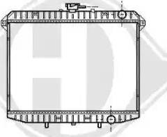 Diederichs 8608205 - Radiator, mühərrikin soyudulması furqanavto.az