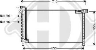 Diederichs 8608210 - Kondenser, kondisioner furqanavto.az