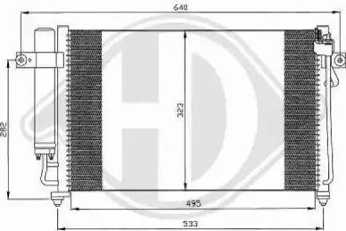 Diederichs 8680500 - Kondenser, kondisioner furqanavto.az