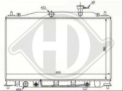 Diederichs 8683306 - Radiator, mühərrikin soyudulması furqanavto.az