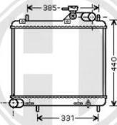 Diederichs 8683205 - Radiator, mühərrikin soyudulması furqanavto.az