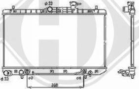 Diederichs 8683206 - Radiator, mühərrikin soyudulması furqanavto.az