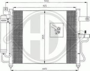 Diederichs 8683200 - Kondenser, kondisioner furqanavto.az