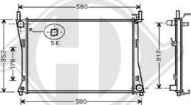 Diederichs 8140405 - Radiator, mühərrikin soyudulması furqanavto.az