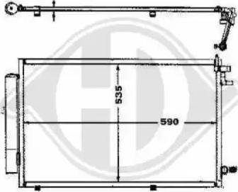 Diederichs 8140500 - Kondenser, kondisioner furqanavto.az